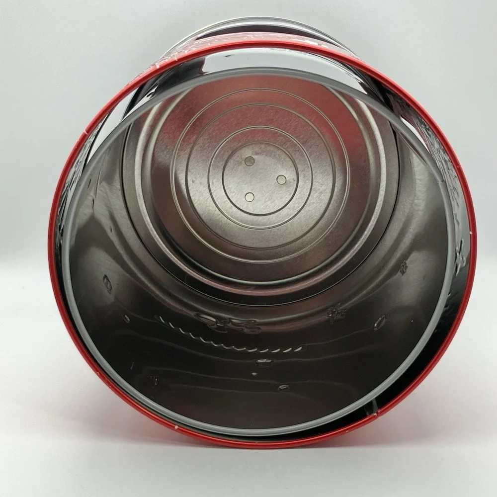Stockmeyer Rotating Music Tin / Empty / Christmas‎ Holiday Decor / Gift Box